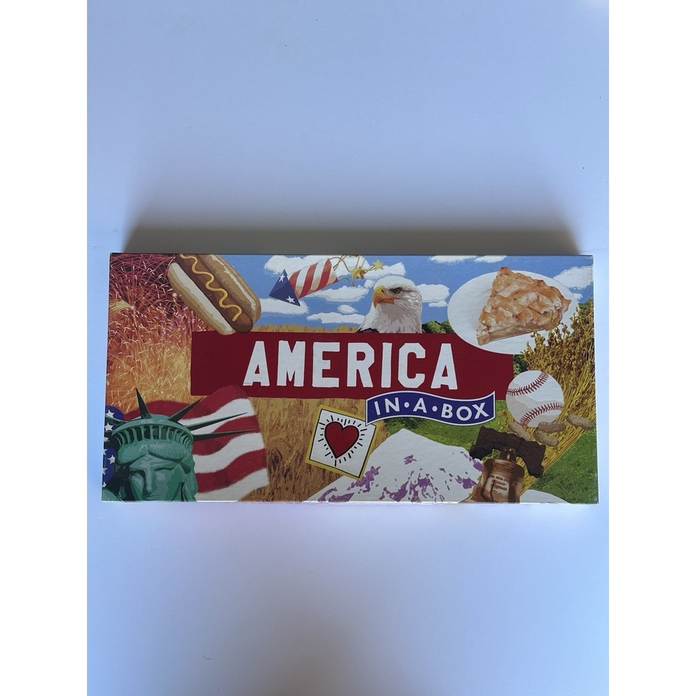 America in a Box Board Game, Monopoly Style Game